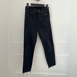 Levi's Wedgie Fit Black Denim Jeans